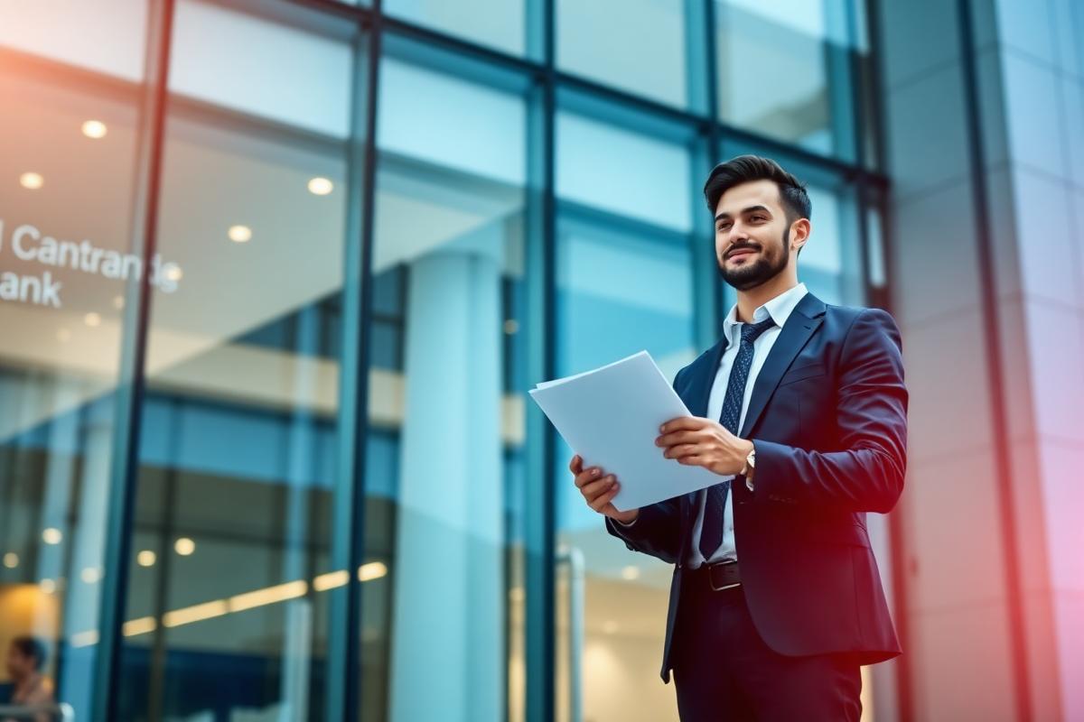 Corporate banking partnership with a local financial institution